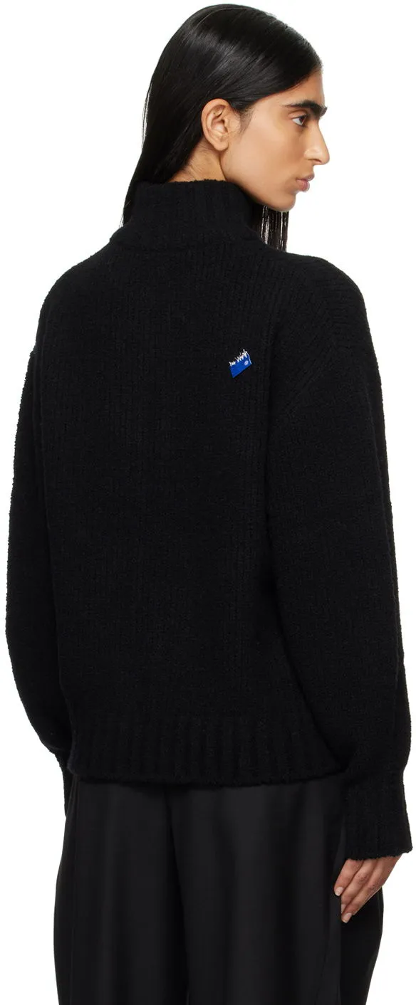 Pullover ADER ERROR Knit Zip-Up Sweater BM42FYKT0705BK