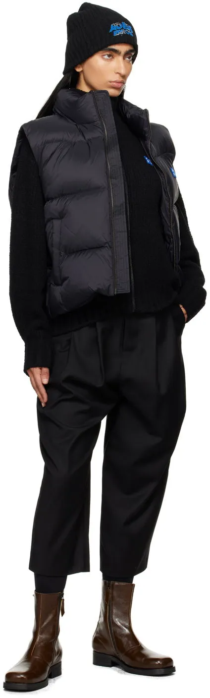 Pullover ADER ERROR Knit Zip-Up Sweater BM42FYKT0705BK